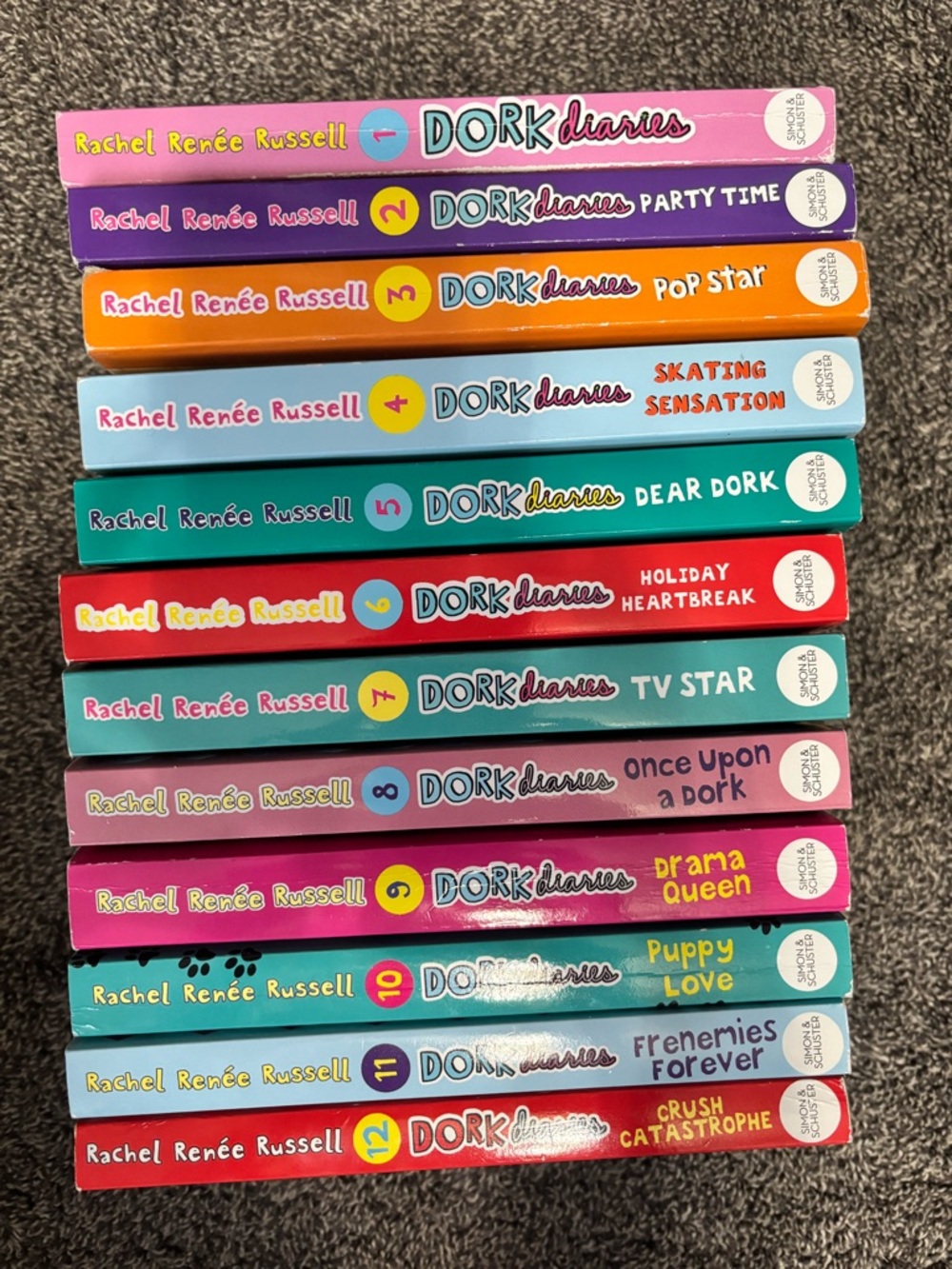 Rachel Renée Russell Dork Diaries Kids Book Set - Assorted Colors